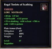 Regal Tonlets of Scathing