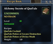 Alchemy Secrets of Quel'ule
