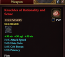 Knuckles of Rationality and Sense
