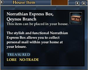 Norrathian Express Box, Qeynos Branch