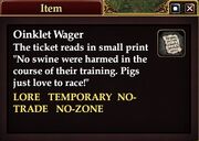 Oinklet Wager