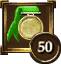 Achievement Icon ribbon green gold circle 50.png
