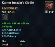 Karnor Invader's Girdle