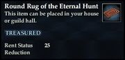 Round Rug of the Eternal Hunt