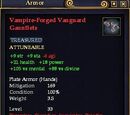 Vampire-Forged Vanguard Gauntlets
