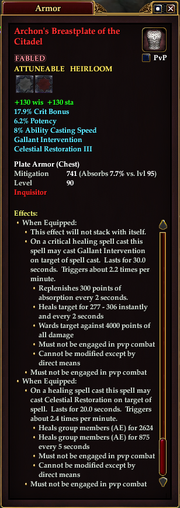 Archon's Breastplate of the Citadel