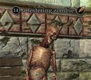 A festering zombie