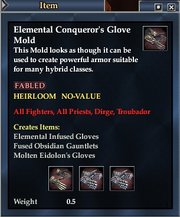 Elemental Conqueror's Glove Mold