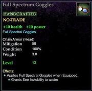 Full Spectrum Goggles