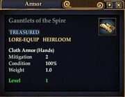 Gauntlets of the Spire