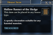 Hollow Banner of the Hedge