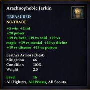 Arachnophobic Jerkin