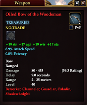 Oiled Bow of the Woodsman