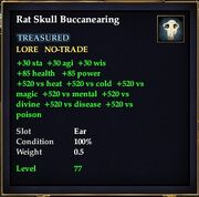 Rat Skull Buccanearing