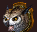 An Owlbear Wall Trophy