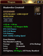 Shadowfire Greatstaff