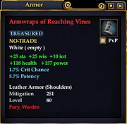 Armwraps of Reaching Vines