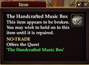 The Handcrafted Music Box (Quest Starter)