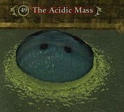 The acidic mass