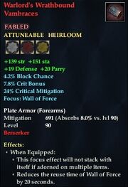 Warlord's Wrathbound Vambraces