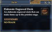 Elaborate Engraved Desk