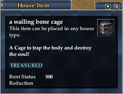 A wailing bone cage