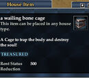 A wailing bone cage