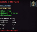 Barbute of Holy Zeal