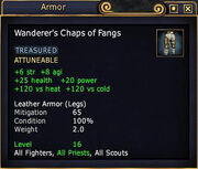 Wanderer's Chaps of Fangs