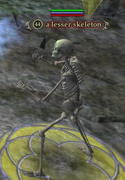 A lesser skeleton