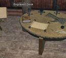 Engraved Desk
