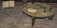 Engraved Desk
