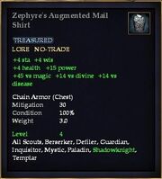 Zephyre's Augmented Mail Shirt