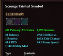 Scourge Tainted Symbol