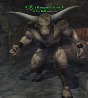 A Rampart trainer (minotaur)
