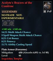 Acolyte's Bracers of the Combine