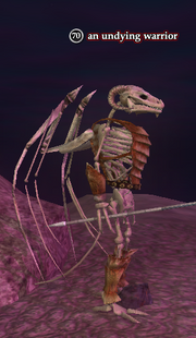 An undying warrior