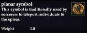 Planar symbol