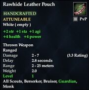 Rawhide Leather Pouch
