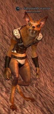 Sabertooth warrior