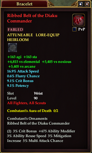 Ribbed Belt of the Diaku Commander