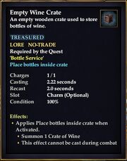 Empty Wine Crate