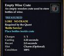 Empty Wine Crate