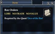 Ree Orders