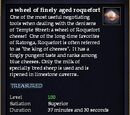 A wheel of finely aged roquefort