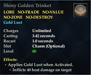 Shiny Golden Trinket
