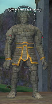 An unfinished sentry