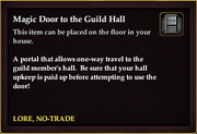 Magic Door to the Guild Hall
