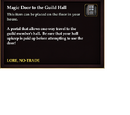 Magic Door to the Guild Hall