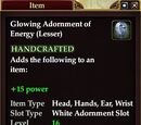 Glowing Adornment of Energy (Lesser)